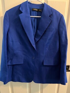 Lauren Ralph Lauren Cobalt Blue Blazer and capri pants